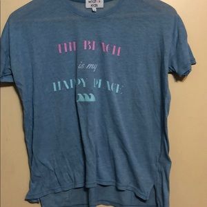 blue wildfox kids graphic tee